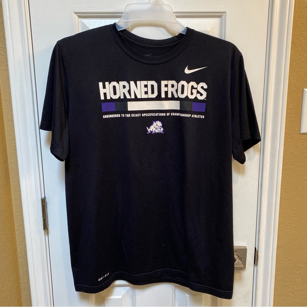 Nike TCU Texas Christian University Horned Frogs Performance Tee Shirt Sz XL VGC